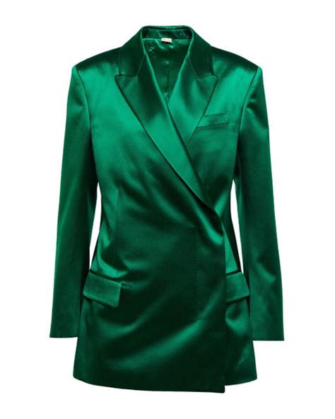 gucci blazer groen|gucci fitted silk blazer women.